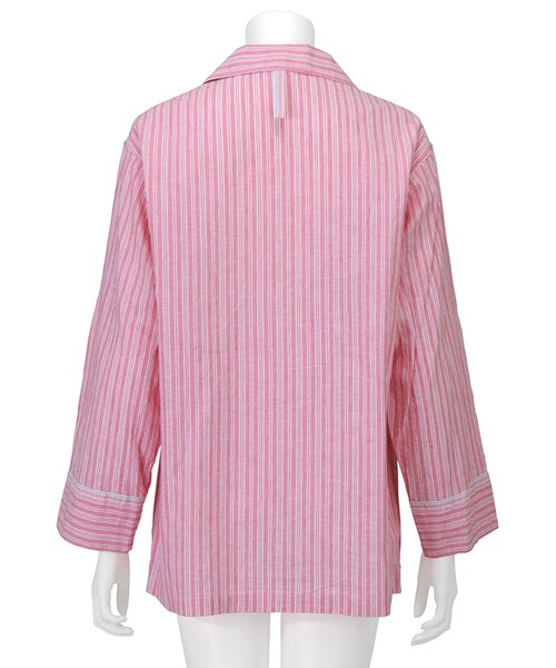 Ne-net（ネネット）の「ネ・ネット / パジャマシャツ / ジャケット（ジャケット/アウター・レディース・light blue(11)/blue(12)/pink(18)・02）」の4枚目の写真