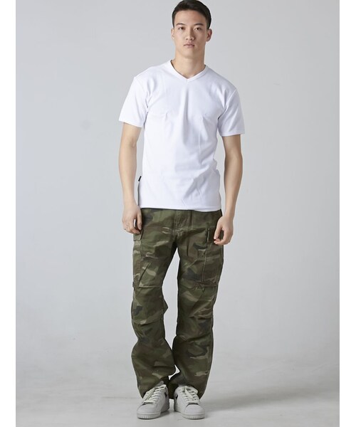 AVIREX(アヴィレックス)の「AVIREX(アヴィレックス) メンズ ベーシック カーゴパンツ(パンツ・メンズ・OTHER/KHAKI/BLK・S/M/L/XL/XXL)」の1枚目の写真