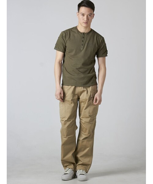 AVIREX(アヴィレックス)の「AVIREX(アヴィレックス) メンズ ベーシック カーゴパンツ(パンツ・メンズ・OTHER/KHAKI/BLK・S/M/L/XL/XXL)」の15枚目の写真