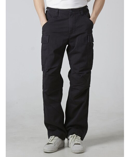 AVIREX(アヴィレックス)の「AVIREX(アヴィレックス) メンズ ベーシック カーゴパンツ(パンツ・メンズ・OTHER/KHAKI/BLK・S/M/L/XL/XXL)」の3枚目の写真