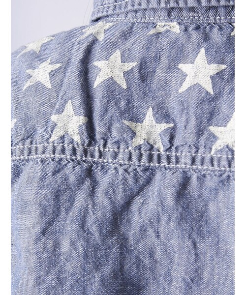 JEAN NASSAUS（ジーンナッソーズ）の「JEAN NASSAUS(ジーンナッソーズ) 星条旗シャツ (70)（トップス・レディース・WHITE/BLUE・F）」の12枚目の写真