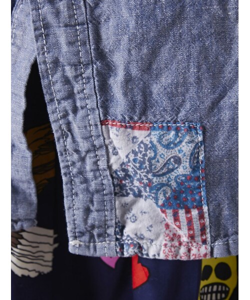 JEAN NASSAUS（ジーンナッソーズ）の「JEAN NASSAUS(ジーンナッソーズ) 星条旗シャツ (70)（トップス・レディース・WHITE/BLUE・F）」の15枚目の写真