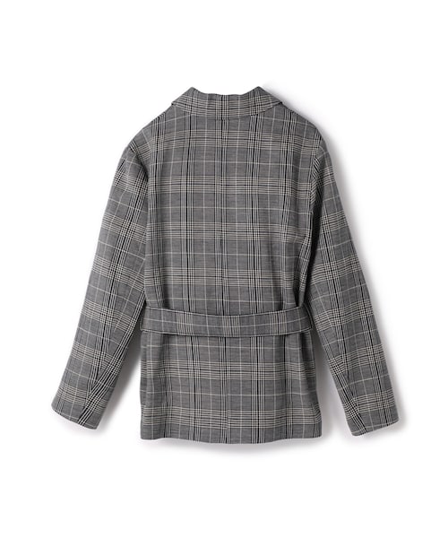 STUDIOUS（ステュディオス）の「リネンMIXチェックダブルJK（）」 - WEAR