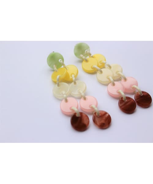 Handmade(ハンドメイド)の「9 series pierce mulchcolor(ピアス(両耳用)・レディース・その他)」の2枚目の写真