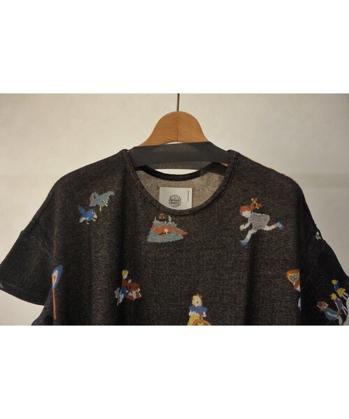 bedsidedramaベッドサイドドラマ　モラトリアムドレープＴシャツ　パープルサイズ２ ベッドサイドドラマ モラトリアムドレープTシャツ ブラック