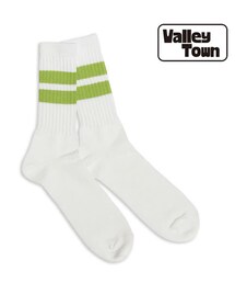 Pacific Standard Time(PST) | PST x ALL GOOD STORE / ラインソックス 靴下 / VALLEY TOWN - SUBWAY LINE COTTON SOCK(ソックス/靴下)