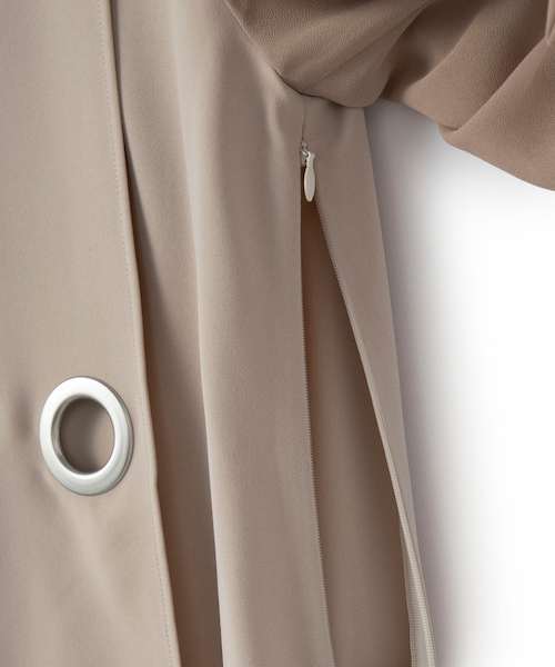 Ameri エプロンブラウス　完売品　ベージュ F8_Khaki_3c470e79-e4c5-4534-