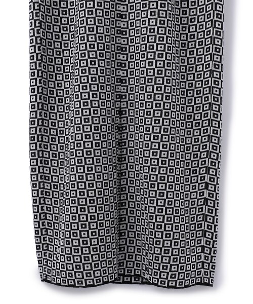 TAN（タン）の「タイルジャガードワンピース（ワンピース/ドレス・レディース・BLK/GRN）」の12枚目の写真