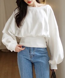 DHOLIC | バックジップスウェット(スウェット)