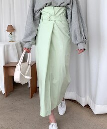 DHOLIC | ベルトSETラップハイウエストスカート(スカート)