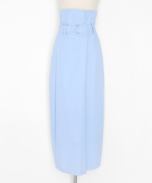 DHOLIC（ディーホリック）の「ベルトSETラップハイウエストスカート（スカート・レディース・グリーン/ブルー・FREE）」の2枚目の写真