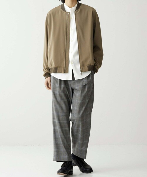 STUDIOUS（ステュディオス）の「ベルテッドワイドテーパード（パンツ・メンズ・GRY・1/表記(cm)）」の2枚目の写真