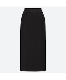 UNIQLO | リブタイトロングスカート（丈短め71～75cm）(スカート)