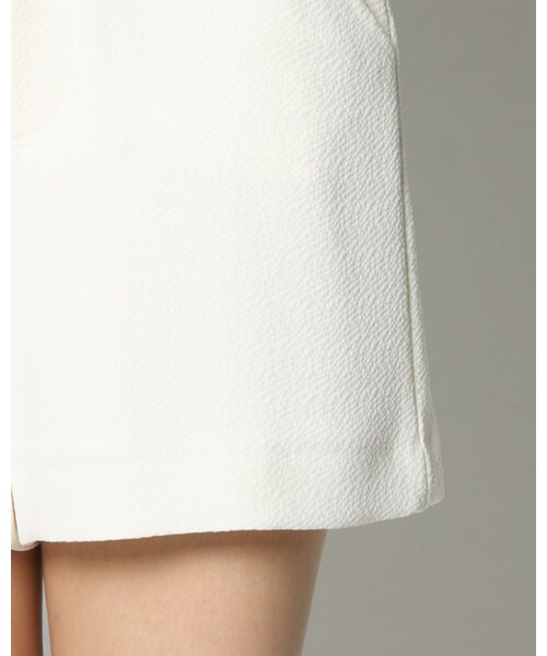 VICKY（ビッキー）の「ドビークロスショートパンツ（パンツ・レディース・ホワイト/ブラック・SS/S/M）」の6枚目の写真