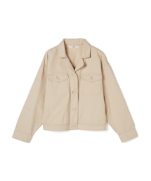 GRL | オープンカラーシャツジャケット(ミリタリージャケット)