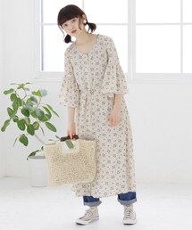 Crisp | フォールフラワーワンピース(ワンピース)