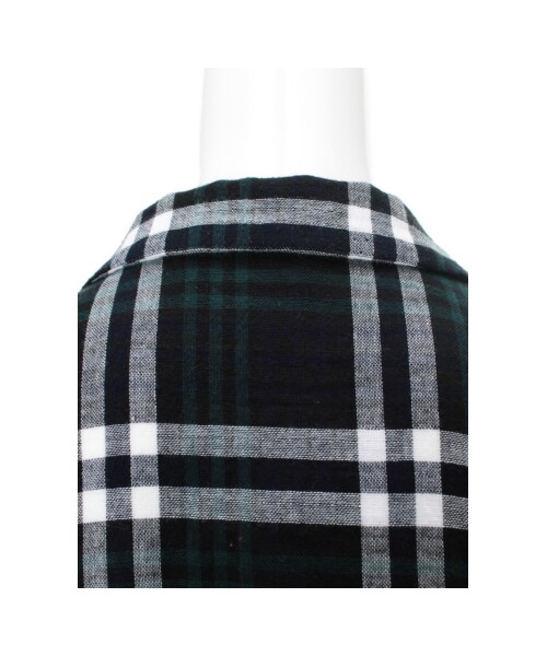 31 Sons de mode（トランテアン　ソン　ドゥ　モード）の「ショールカラーチェックジャケット≪ポイント10倍≫《予約アイテム》（ジャケット・レディース・モスグリーン・３６/３８）」の8枚目の写真