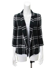 31 Sons de mode | ショールカラーチェックジャケット≪ポイント10倍≫《予約アイテム》(ジャケット/アウター)