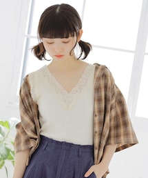 Crisp | ランダムリブレースタンク(タンクトップ)