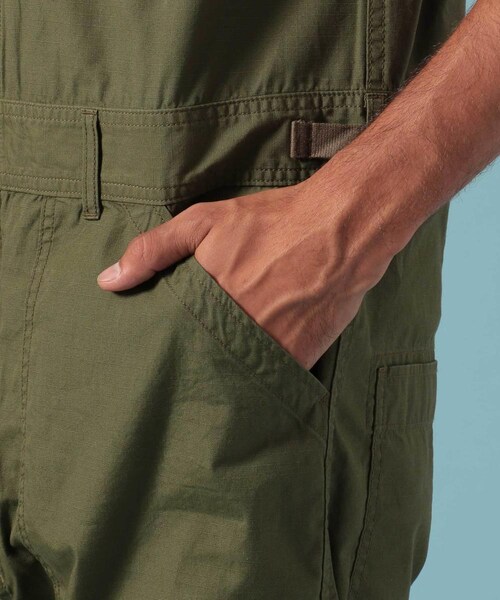 AVIREX（アヴィレックス）の「ネーヴァル ユーティリティ ジャンプスーツ/NAVAL UTILITY JUMP SUITS（パンツ・メンズ・BLACK/OLIVE・M, L, XL, XXL）」の6枚目の写真