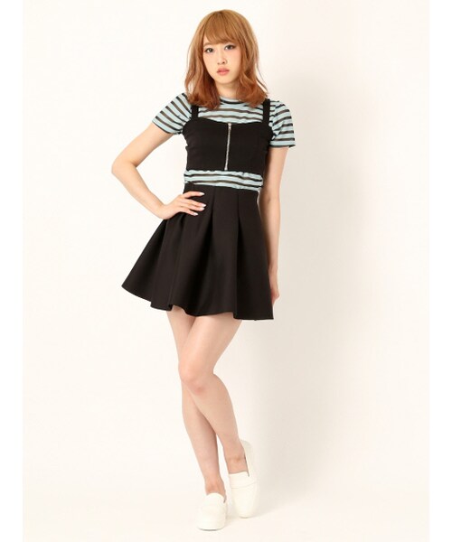 NOMINE(ノミネ)の「クロップドボーダー(トップス・レディース・mossgreen・F)」の8枚目の写真