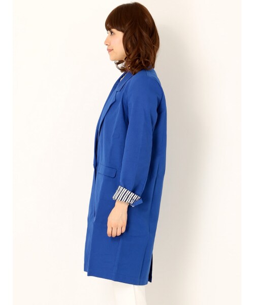 NOMINE（ノミネ）の「チェスターJK（ジャケット/アウター・レディース・offwhite/black/blue・F）」の6枚目の写真