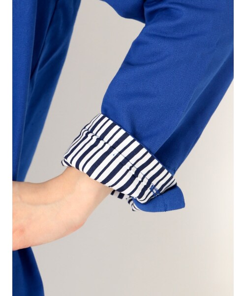 NOMINE（ノミネ）の「チェスターJK（ジャケット/アウター・レディース・offwhite/black/blue・F）」の11枚目の写真