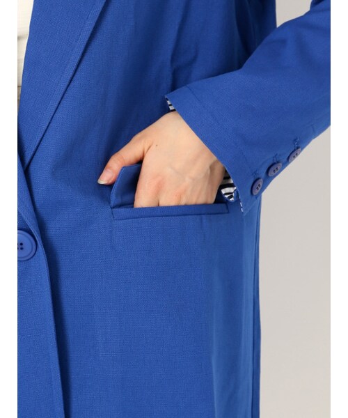 NOMINE（ノミネ）の「チェスターJK（ジャケット/アウター・レディース・offwhite/black/blue・F）」の10枚目の写真