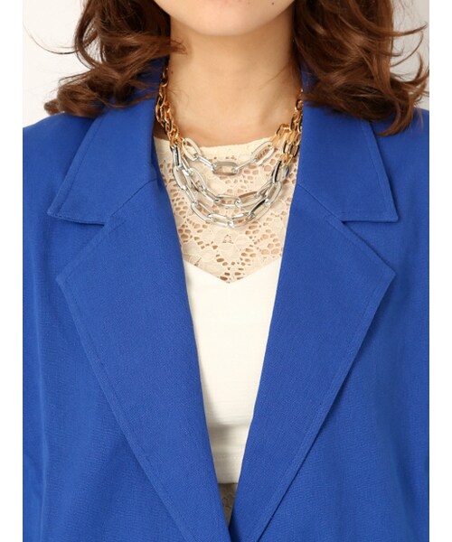 NOMINE（ノミネ）の「チェスターJK（ジャケット/アウター・レディース・offwhite/black/blue・F）」の8枚目の写真