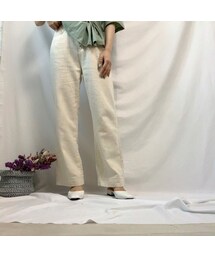 no brand | linen  wide PT(その他パンツ)