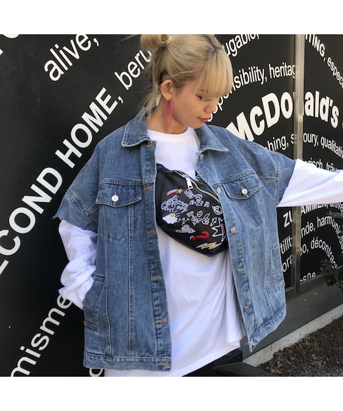 no brand（ノーブランド）の「【¥5,590→¥3,000】半袖リメイクG 