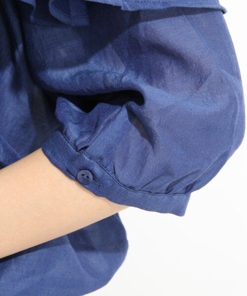 LOWRYS FARM（ローリーズファーム）の「Ｇベーシックオフショルショートスリーブ（トップス・レディース・オフ/アイボリー/ネイビー・Ｍ/Ｌ）」の10枚目の写真