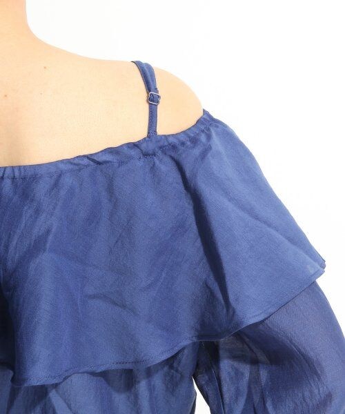 LOWRYS FARM（ローリーズファーム）の「Ｇベーシックオフショルショートスリーブ（トップス・レディース・オフ/アイボリー/ネイビー・Ｍ/Ｌ）」の12枚目の写真