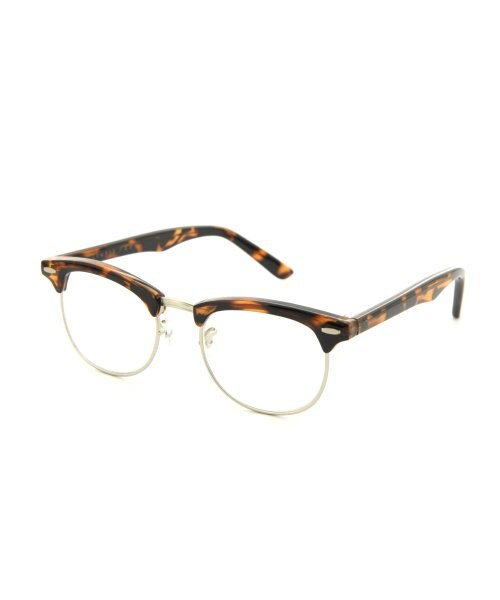 LOWRYS FARM（ローリーズファーム）の「ＳＳメガネ（アクセサリー・レディース・マルメタル/マルブラック/セルベッコウ/マルベッコウ/ブロウベッコウ・ナシ）」の5枚目の写真