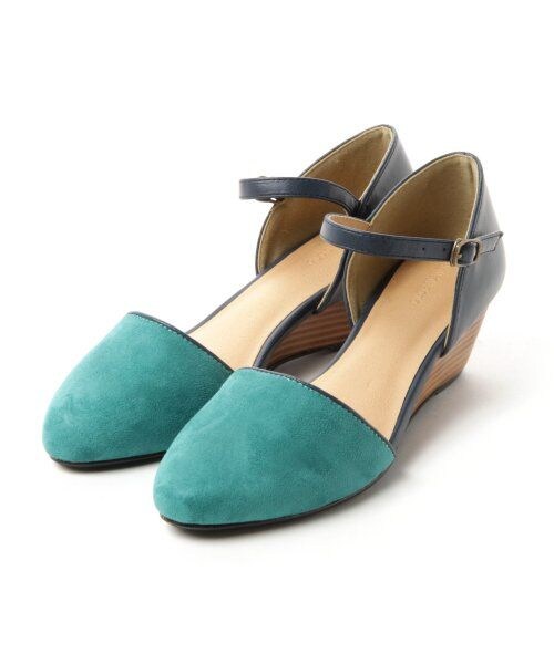 GLOBAL WORK(グローバルワーク)の「【一部店舗限定】セパレートウエッジ(シューズ・レディース・ホワイト05/ブラック09/グレー10/グリーン75・S(22-22.5cm)/M(23-23.5cm)/L(24-24.5cm))」の5枚目の写真