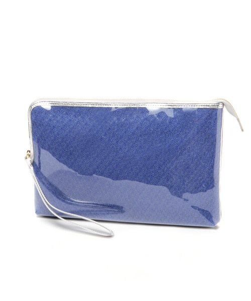 GLOBAL WORK（グローバルワーク）の「レースＰＶＣクラッチ（バッグ・レディース・ブラック09/ピンク22/ブルー85・ONE SIZE）」の2枚目の写真