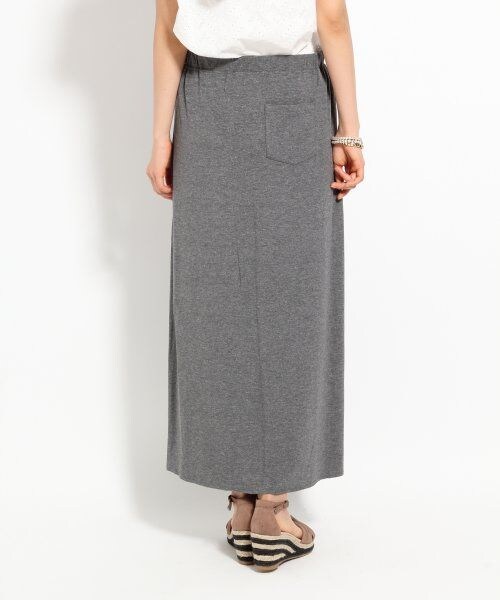 GLOBAL WORK（グローバルワーク）の「リネンコンカットマキシスカート（スカート・レディース・ブラック09/ボーダー15/グレー18・Ｓ/Ｍ/Ｌ）」の8枚目の写真