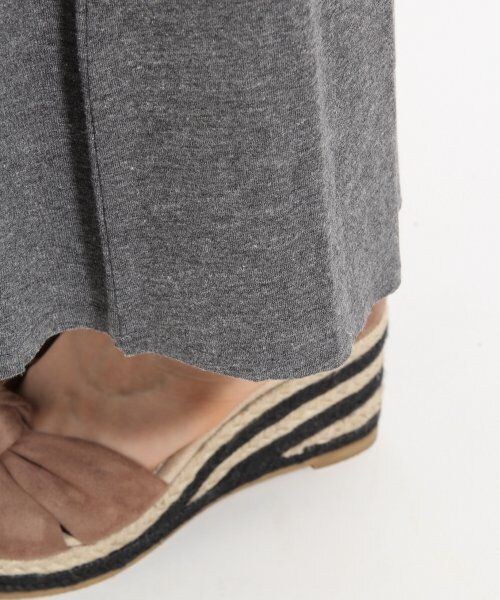 GLOBAL WORK（グローバルワーク）の「リネンコンカットマキシスカート（スカート・レディース・ブラック09/ボーダー15/グレー18・Ｓ/Ｍ/Ｌ）」の10枚目の写真