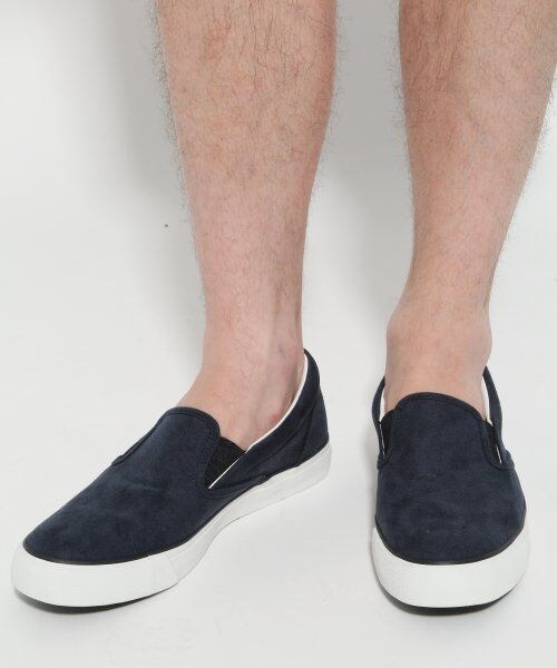 GLOBAL WORK（グローバルワーク）の「ＦＳＵＥＤＥスリッポン（シューズ・メンズ・カモフラ柄09/グレー15/ネイビー88・Ｓ(25～25.5cm)/Ｍ(26～26.5cm)/Ｌ(27～27.5cm)）」の12枚目の写真