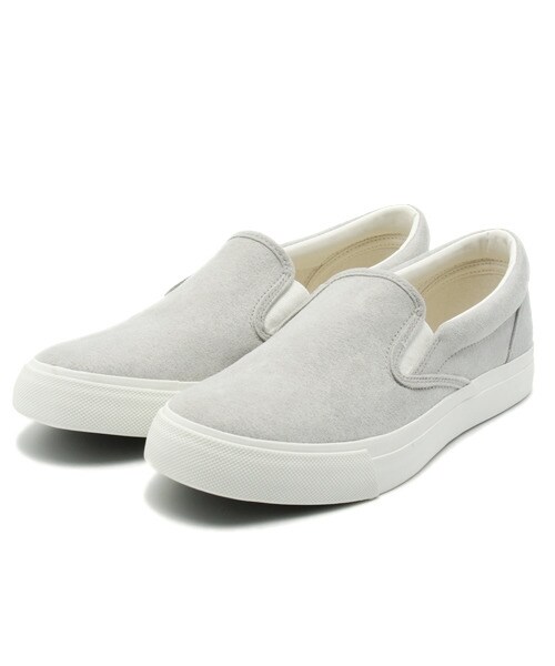 GLOBAL WORK（グローバルワーク）の「ＦＳＵＥＤＥスリッポン（シューズ・メンズ・カモフラ柄09/グレー15/ネイビー88・Ｓ(25～25.5cm)/Ｍ(26～26.5cm)/Ｌ(27～27.5cm)）」の2枚目の写真