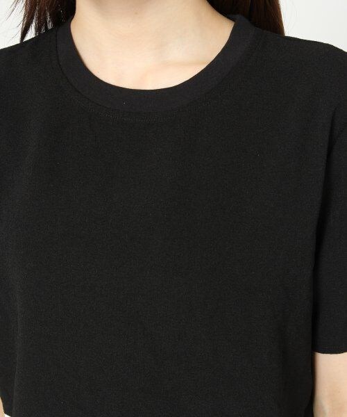 JEANASIS（ジーナシス）の「ヘムロゴシャツプルオーバーSS（トップス・レディース・オフホワイト/ブラック・FREE）」の7枚目の写真