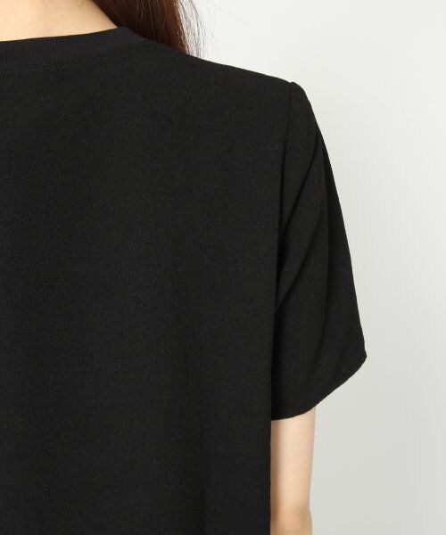 JEANASIS（ジーナシス）の「ヘムロゴシャツプルオーバーSS（トップス・レディース・オフホワイト/ブラック・FREE）」の10枚目の写真