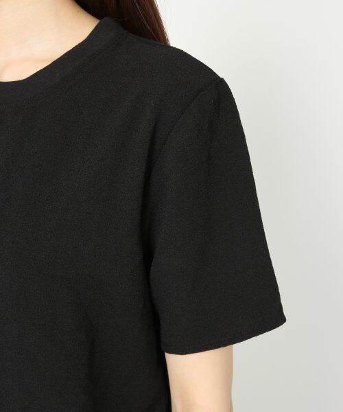 JEANASIS（ジーナシス）の「ヘムロゴシャツプルオーバーSS（トップス・レディース・オフホワイト/ブラック・FREE）」の8枚目の写真