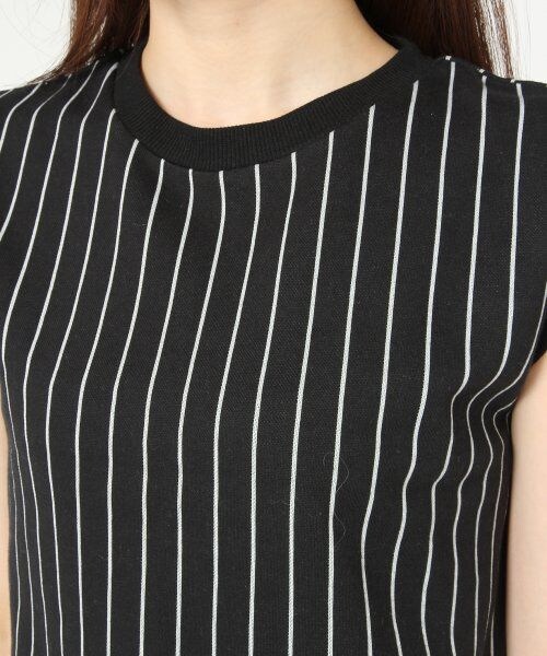 JEANASIS（ジーナシス）の「ピンストセットアップワンピース（ワンピース/ドレス・レディース・ホワイト系その他/ブラック系その他・FREE）」の5枚目の写真