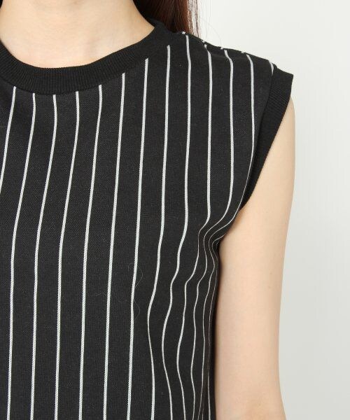 JEANASIS（ジーナシス）の「ピンストセットアップワンピース（ワンピース/ドレス・レディース・ホワイト系その他/ブラック系その他・FREE）」の6枚目の写真