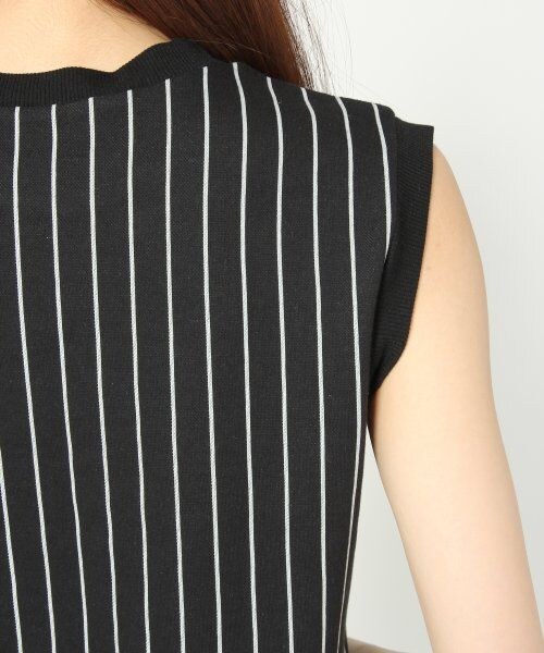 JEANASIS（ジーナシス）の「ピンストセットアップワンピース（ワンピース/ドレス・レディース・ホワイト系その他/ブラック系その他・FREE）」の8枚目の写真