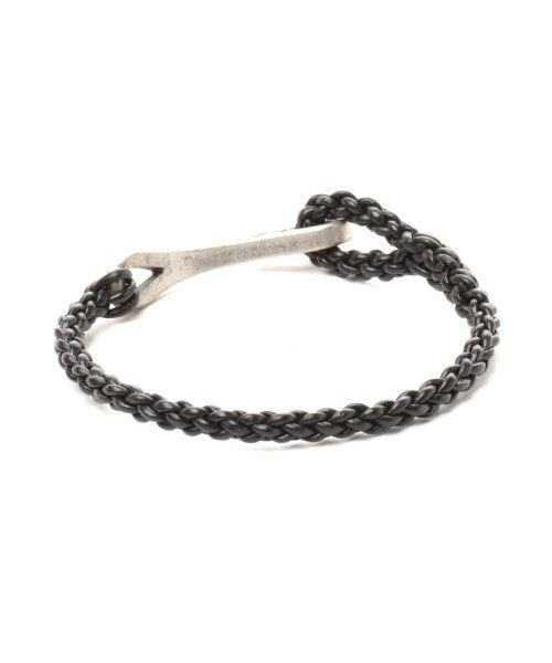 HARE（ハレ）の「ラウンドフックブレス（アクセサリー・メンズ・オフホワイト/ブラック/グレー・ONE SIZE）」の4枚目の写真