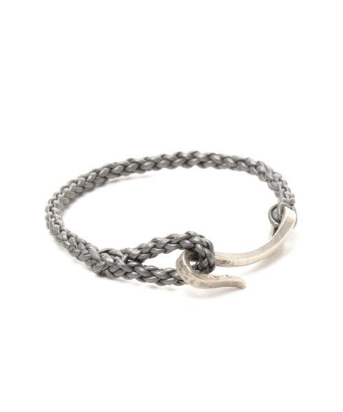 HARE（ハレ）の「ラウンドフックブレス（アクセサリー・メンズ・オフホワイト/ブラック/グレー・ONE SIZE）」の3枚目の写真