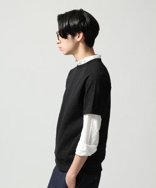 HARE（ハレ）の「キルティングスウェットプルオーバー（トップス・メンズ・オフホワイト/ブラック/ブルー・Ｓ/Ｍ）」の4枚目の写真