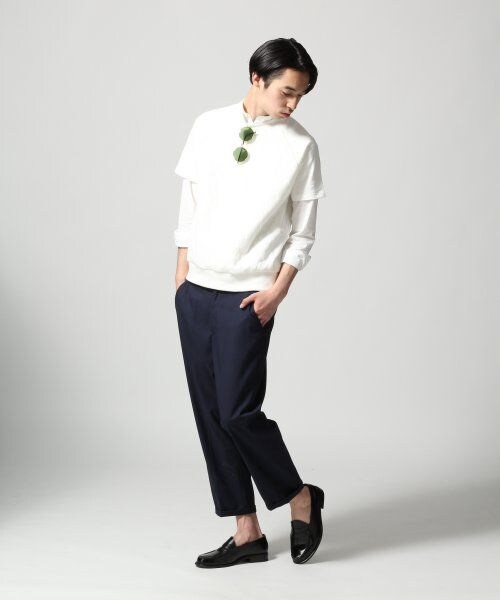 HARE（ハレ）の「キルティングスウェットプルオーバー（トップス・メンズ・オフホワイト/ブラック/ブルー・Ｓ/Ｍ）」の10枚目の写真